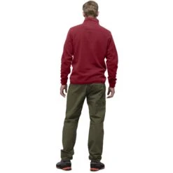 Norrona Pullover Unisexe - Warm2 Halfzip - Rhubarb Melange -Norrona norrona warm2 halfzip unisex pullover rhubarb melange 4 1032164