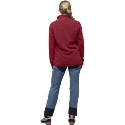 Norrona Pullover Unisexe - Warm2 Halfzip - Rhubarb Melange -Norrona norrona warm2 halfzip unisex pullover rhubarb melange 6 1032166