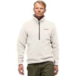 Norrona Pullover Unisexe - Warm2 Halfzip - Snowdrop