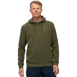 Norrona Sweat à Capuche Homme - Warm2 Hood - Olive Night