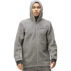 Norrona Veste Homme - Warmwool3 Hood - Drizzle
