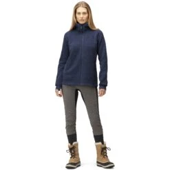 Norrona Veste Femme - Warmwool3 Hood - Indigo Night -Norrona norrona warmwool3 hood jacket women indigo night 3 1259027
