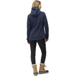 Norrona Veste Femme - Warmwool3 Hood - Indigo Night -Norrona norrona warmwool3 hood jacket women indigo night 4 1259028