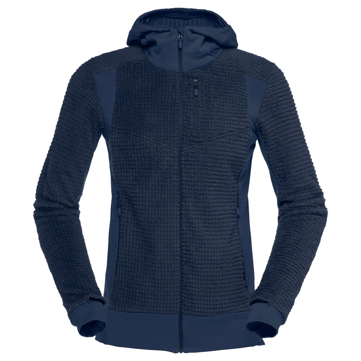 Norrona Veste Femme - Falketind Alpha120 Zip Hood - Indigo Night 2 Norrona Veste Femme - Falketind Alpha120 Zip Hood - Indigo Night – Image 2